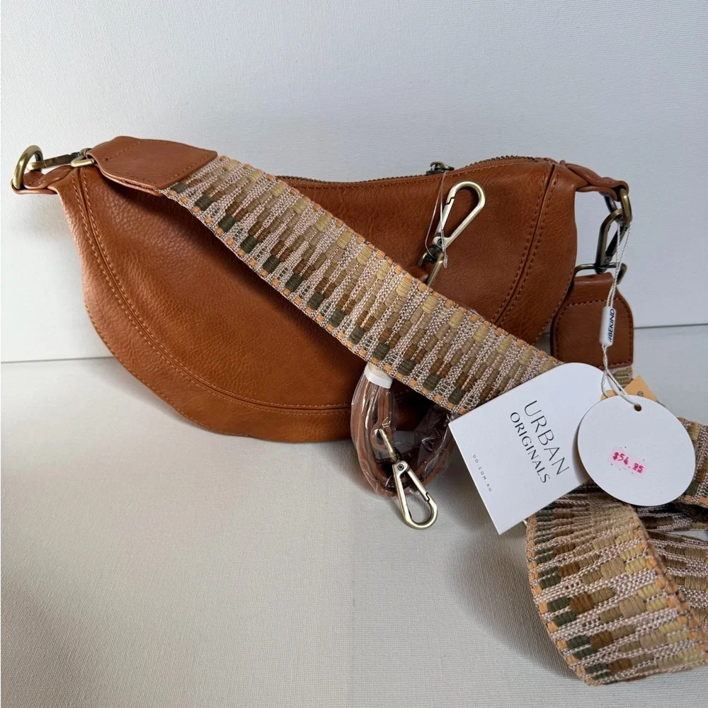 Anthropologie Tan Crossbody Bag - Picture 2 of 5